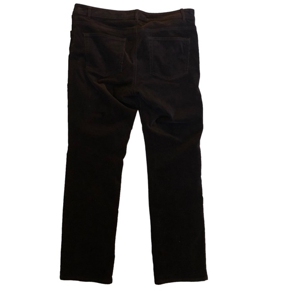 Chaps Dark Brown Corduroy Pants Size 12 - Picture 7 of 8